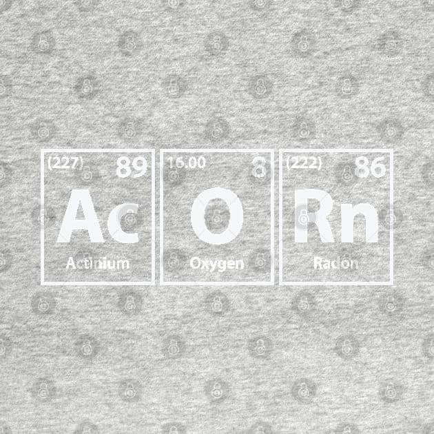 Acorn (Ac-O-Rn) Periodic Elements Spelling by cerebrands